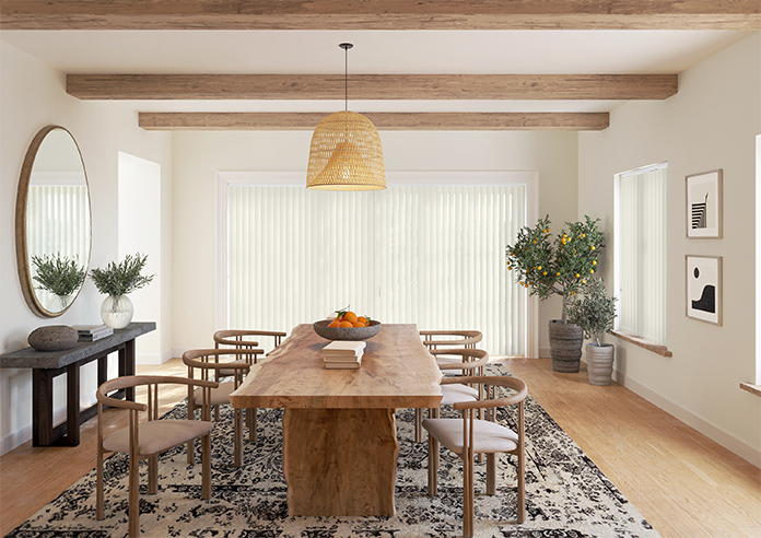 Trinity (FR Blackout), Cashmere - Vertical Blind - Image 8